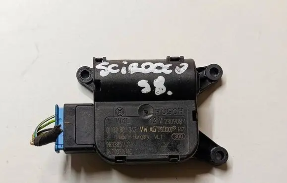 Volkswagen Scirocco Air flap motor/actuator 0132801342S8 0132801342 1K2907511C