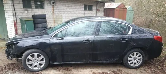 Peugeot 508 Rear door window glass AS2