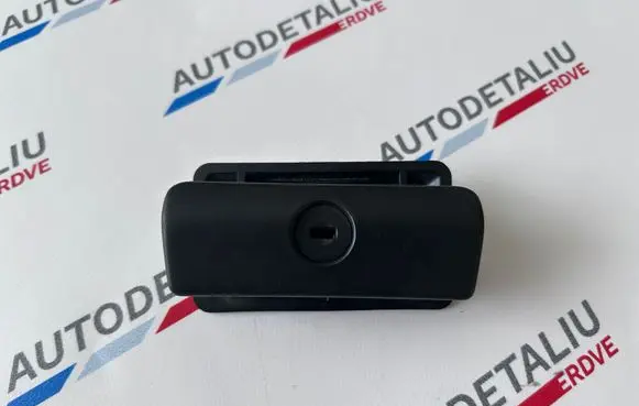 Glove box handle