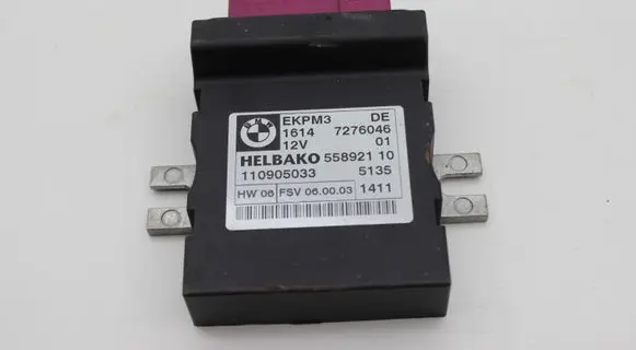BMW 1 F20 F21 Fuel injection pump control unit/module 7276046