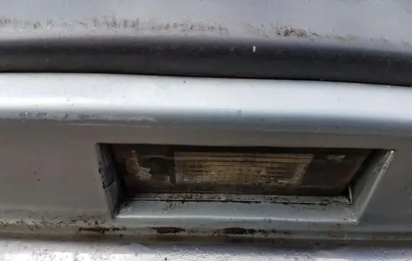 Renault Laguna II Number plate light