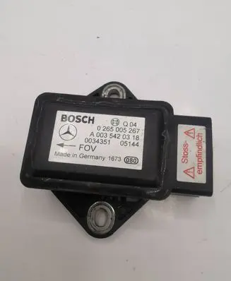 Mercedes-Benz E W211 ESP acceleration yaw rate sensor 0265005267 A0035420318