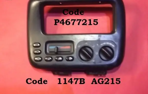 Chrysler Voyager Climate control unit P4677215 1147B