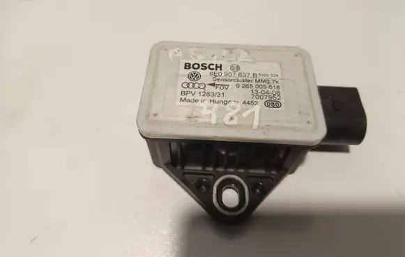 Audi A6 S6 C6 4F ESP acceleration yaw rate sensor 8E0907637B 0265005618