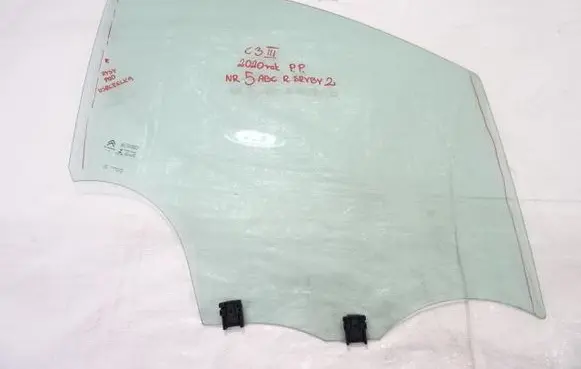 Front door window glass four-door