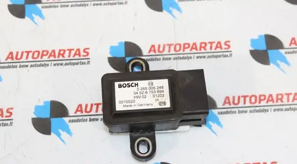 BMW 1 E81 E87 ESP acceleration yaw rate sensor 6753694 34526753694 0265005248