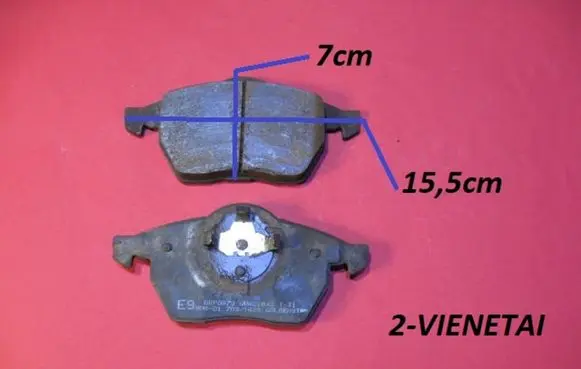 Seat Alhambra (Mk1) Brake pads (front) WVA21848