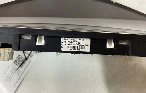 Peugeot 407 Speedometer (instrument cluster) A2C53106013 9658138280 2AC53106701