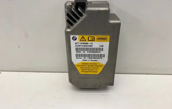 BMW 5 F10 F11 Airbag control unit/module 9248096 65779248096 618307400F