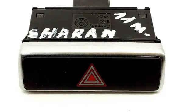 Volkswagen Sharan Hazard light switch 7N0953509