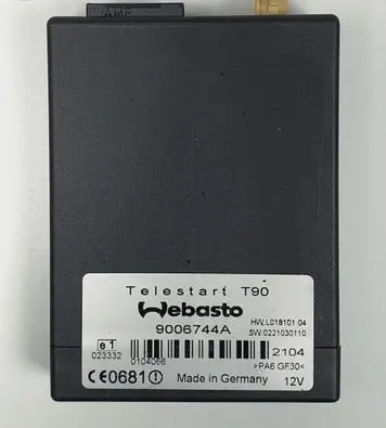 Volvo S90, V90 Auxiliary heating control unit/module 9006744A