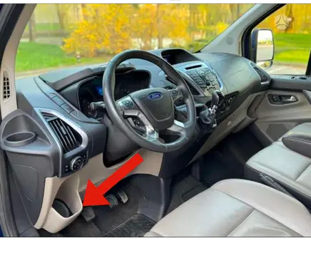 Ford Transit Custom Dashboard lower bottom trim panel BK21V043C90