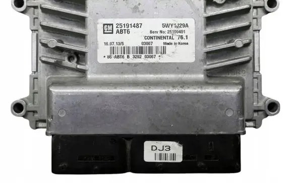 Chevrolet Cruze Engine control unit/module 25191487