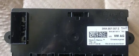 Volkswagen Golf VIII Other control units/modules 3WA907007E 3WA907007A 5HB01724238