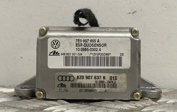 ESP acceleration yaw rate sensor