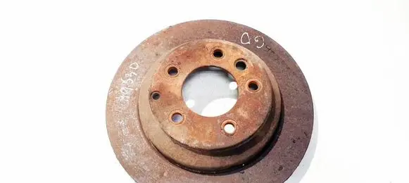 Audi Q7 4L Rear brake disc ventiliuojamas