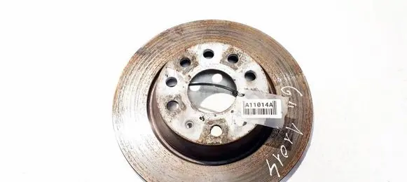 Volkswagen PASSAT B6 Rear brake disc neventiliuojamas