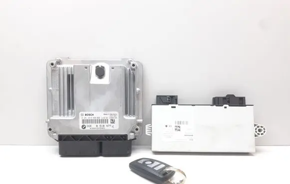 BMW 5 F10 F11 Engine ECU kit and lock set 8518477 0281018609 9268751