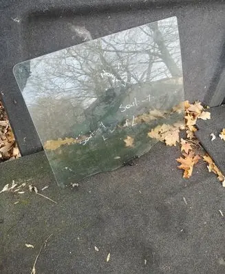 Hyundai Santa Fe Rear door window glass