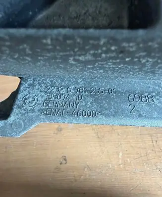 BMW 5 F10 F11 Gearbox mounting bracket 6781222 AC46000DF EN17061