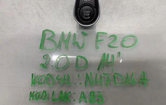 BMW 1 F20 F21 Engine start stop button switch 9250734
