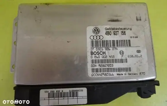 Audi A6 S6 C5 4B Gearbox control unit/module 4B0927156