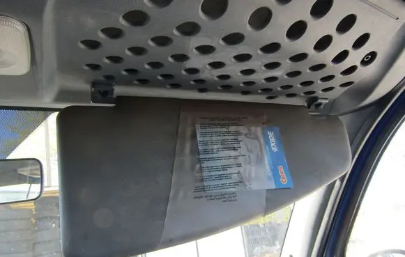 Fiat Doblo Sun visor 