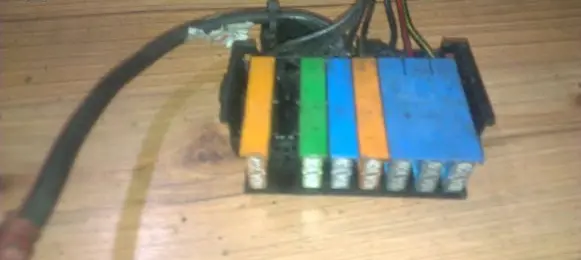 Opel Zafira A Fuse box set