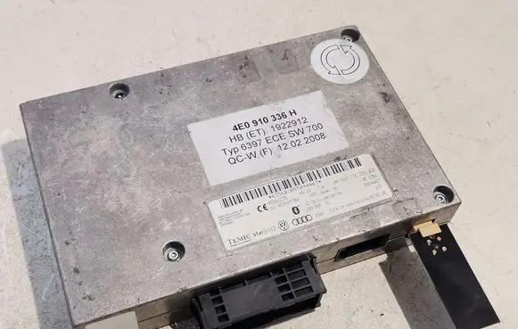 Audi A6 S6 C6 4F Bluetooth control unit module 4E0910336H 4E0862335 4E0910336K