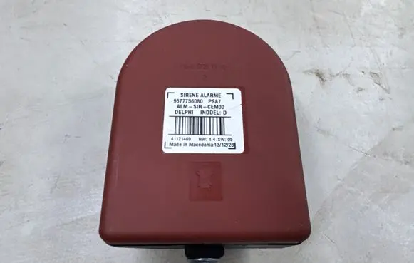 Opel Grandland X Alarm system siren 9677756080