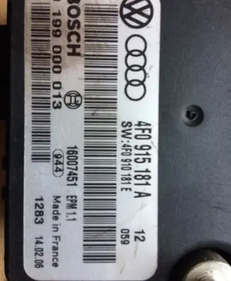 Audi A6 S6 C6 4F Power management control unit 4F0915181A