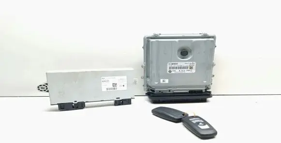 BMW 5 F10 F11 Engine ECU kit and lock set 8513250 0281017648 9241974