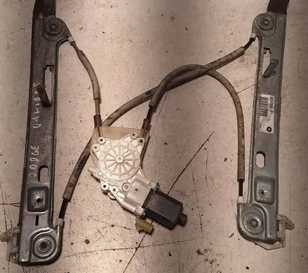 Front door window regulator with motor