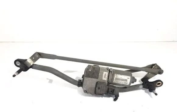 Front wiper linkage and motor