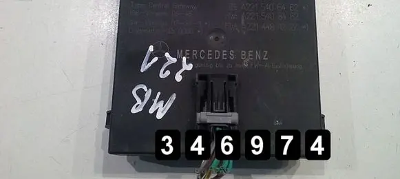 Mercedes-Benz S W221 Engine control unit/module 2215406462