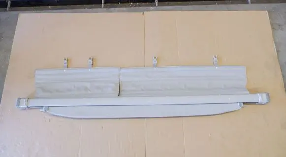 Parcel shelf load cover