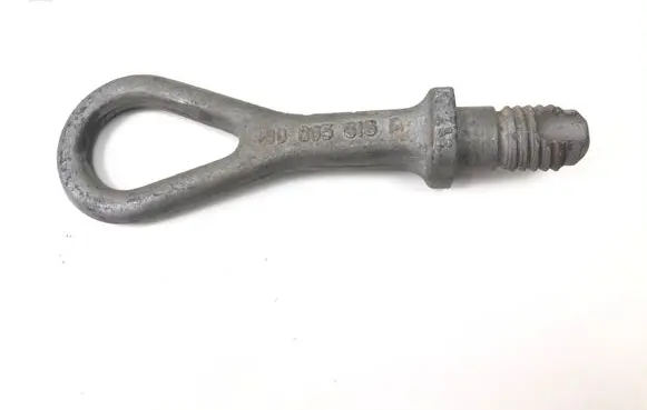 Towing hook eye