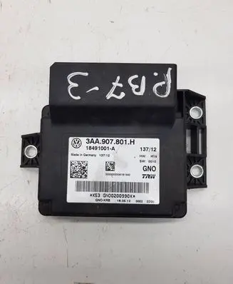 Volkswagen PASSAT B7 Hand brake control module 3AA907801H