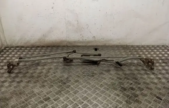 Front wiper linkage and motor