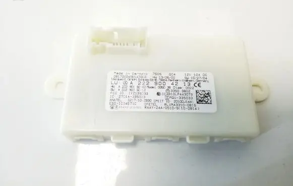 Mercedes-Benz C W205 Keyless (KESSY) go control unit/module A2229004213