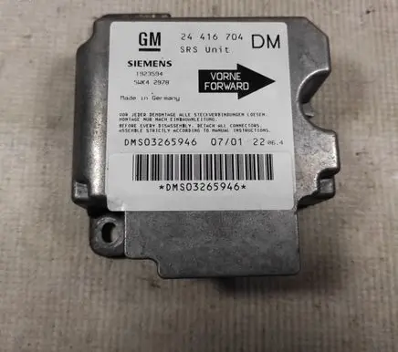 Opel Zafira A Airbag control unit/module 24416704