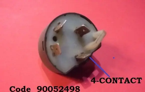 Opel Calibra Ignition lock contact 90052498