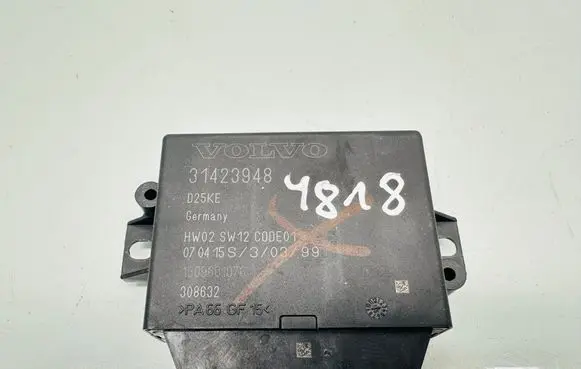 Volvo V60 Parking PDC control unit/module 31423948 308632 150960107