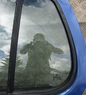 Volkswagen Polo III 6N 6N2 6NF Rear vent window glass