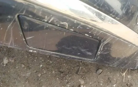 Headlight washer spray nozzle cap/cover