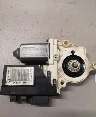 Citroen C5 Front door window regulator motor 9637541280 10386102