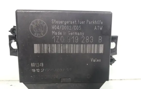 Skoda Octavia Mk2 (1Z) Parking PDC control unit/module 1Z0919283B