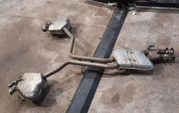 Audi A8 S8 D4 4H Muffler/silencer 4H0253078C 4H0253078