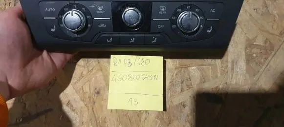 Audi A6 S6 C7 4G Climate control unit 4G0820043N