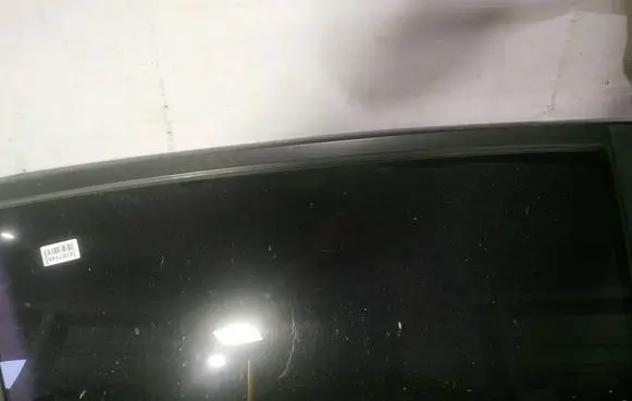 Rear door window glass